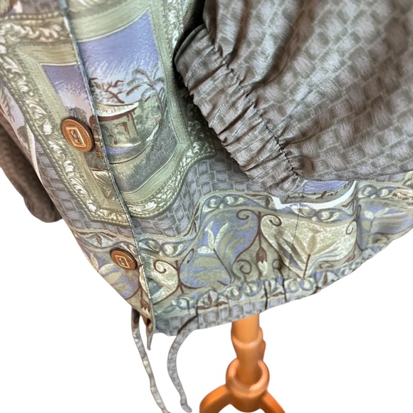 VINTAGE Teddi Women'sTrack Suits Button Down W/Elastic Waist, Size Medium - Picture 7 of 8